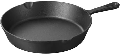 Generico Padelle in ghisa rotonde antiaderenti, padelle for uova, adatte for fornelli da interno ed esterno, griglie, pentole cucina
