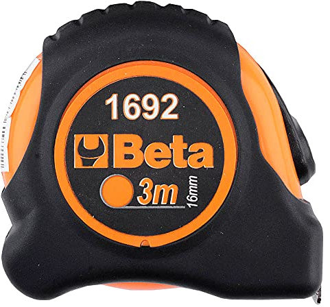 Beta 1692/3 - Flessometri cassa bimateriale in ABS antiurto nastro in acciaio classe di precisione ii