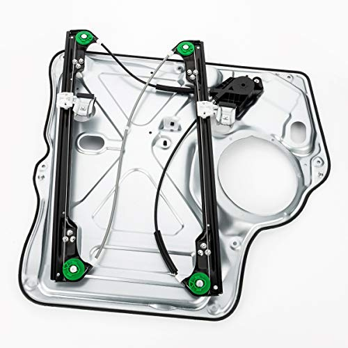 LST Elektrischer Fensterheber ohne Motor vorne rechts | Kompatibel mit VW Multivan T5 T6 Tansporter 2003-2024, mit Anschraubplatte, Fensterführung, Fensterhebermechanismus