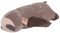 UNUS Cojín de peluche de perezoso, 75 cm, color gris, suave y esponjoso, cojín de lactancia, cojín de embarazo