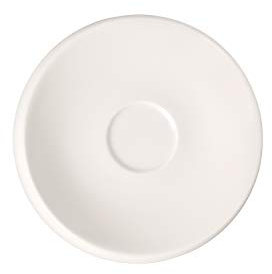 Villeroy & Boch - Platillo de moca/expreso NewMoon, Elegante platillo para tazas de expreso y moca de porcelana premium, apto para lavavajillas, blanco