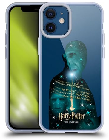 Head Case Designs Officially Licensed Harry Potter Voldemort Yew Wand Deathly Hallows XXXVIII Gel Case [Military Grade Protection] Compatible with Apple iPhone 12 Mini and Compatible with MagSafe