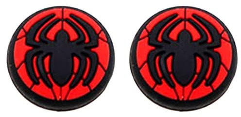 GRIPS JOYSTICK PARA NINTENDO SWITCH, LITE, GOMA PROTECTOR, ARAÑA SPIDERMAN