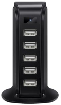Générique Chargeur 5 Ports USB Caméra Full HD WiFi