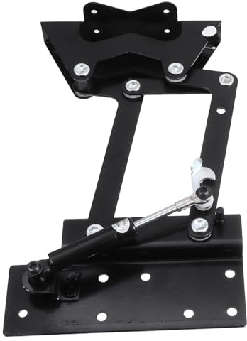 OSALADI Lifting Frame Hardware for Coffee Tables Heavy Duty Hydraulic Lift Mechanism Spring Hinges for Easy Adjustments for Living Room Furniture Random Style