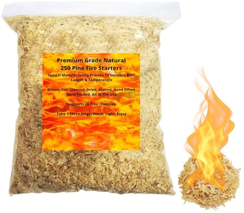 Fire Starters (Pine Fire Starter 250 Pack FBA)