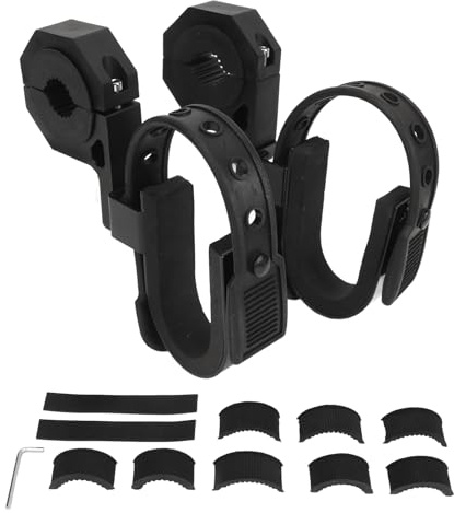 KIMISS UTV-Waffenhalter, Überrollbügel-UTV-Halter, Kohlenstoffstahl, Rostfrei, Verbesserter Schutz, Hohe Festigkeit für 1,75 Zoll Bis 2 Zoll Überrollbügel-Halterung