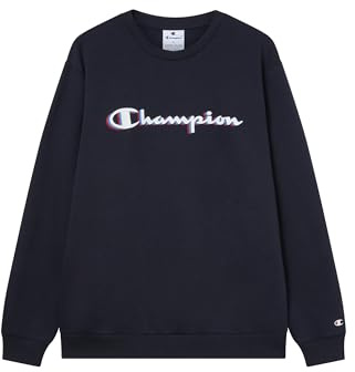 Champion Legacy Man för män – stor logotyp tröja, blå, L, Blå (Bs501), L