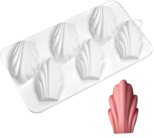 Stampo in silicone bianco a forma di savarin, stampo per cioccolato fondente fai da te, mousse, torta, pasticceria, forniture fai da te, stampo in silicone per torte savaline/madeleines, stampo in