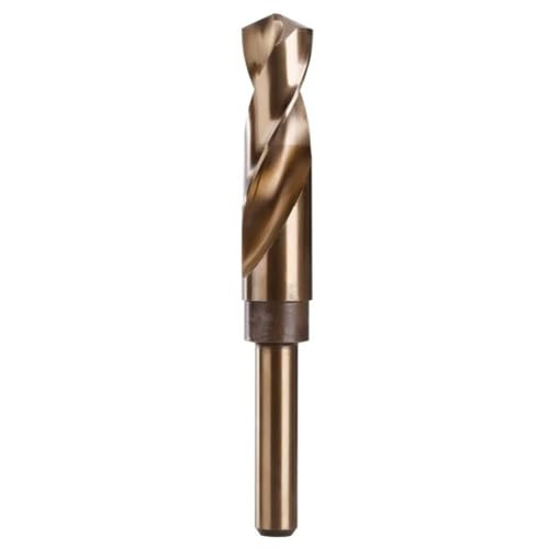 Broca helicoidal de cobalto HSS-Co de grado industrial M35, 13,5-30 mm, vástago reducido de 1/2 pulgada, for taladrar acero inoxidable y metal(25mm)