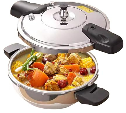 Petit autocuiseur, autocuiseur de petite taille, ustensiles de cuisine pour emballage sous pression de 2 litres, autocuiseur à poisson huître en acier inoxydable, ustensiles de cuisine à pression d