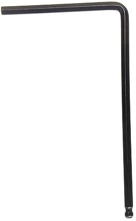 Gitarrenschlüssel 4mm für Folk Gitarren aus Metall, Schwarz | Praktisches Einstellwerkzeug, Glatte Oberfläche, Angenehmer Griff, ohne Grat, Zubehör für Reparatur und Pflege