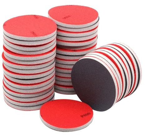 Schleifschwämme, 24 Stück Handschleifblöcke, Weichschaum Sand Block Nass Trocken Schleifpapier für Holz, Trockenbau, Metall, Farbe, Autokarosseriereparatur, 80-800 Körnung