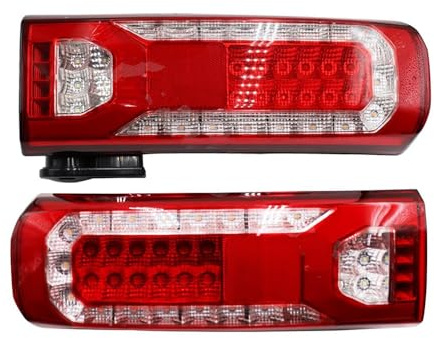 MengZJ Rücklicht Rückleuchte für Mer-ce&des für Be&nz LKW für Actros MP4 MP5 Anhänger LKW Rücklicht 24V 2 pcs, 0035441003 0035442103 Rückleuchten Lampe Montage
