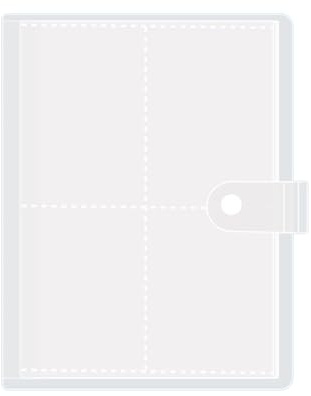 ZORESCOLEO Piccolo album fotografico con 84 tasche, 80 tasche, 160 tasche, porta carte da gioco, cartolina per carte da gioco, piccole foto