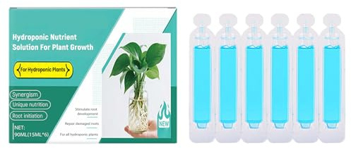 Soluzione Nutriente per Piante,Fertilizzante per Piante Verdi - Prodotto 90ml da Giardino per Coltivazione Domestiche Fiori Ortaggi Frutta