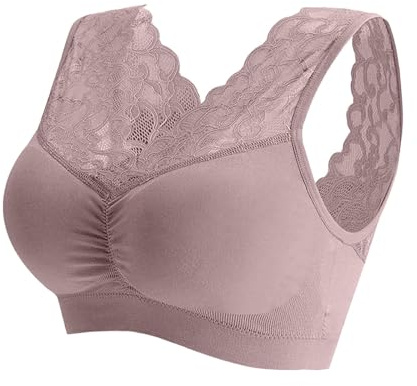 ZTFYKLIN 2025 Soutien-Gorge Femmes sans Armature Soutiens Gorges Dentelle pour Femme Brassière Grande Taille Confortable Bralette Push up Brassières Classique Lingerie Casualet Tous Les Jours