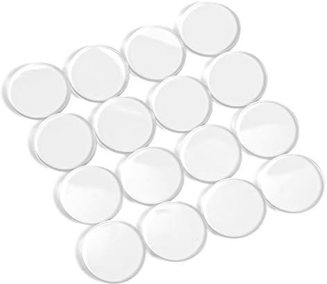 50 Stück Antirutsch Pads Glasplatte Schutzpuffer Abstandshalter 20 X 2mm Transparent Schutzpuffer Möbelpuffer PVC Anschlagpuffer für Glasplatten Gegen Kratzer Beschädigungen