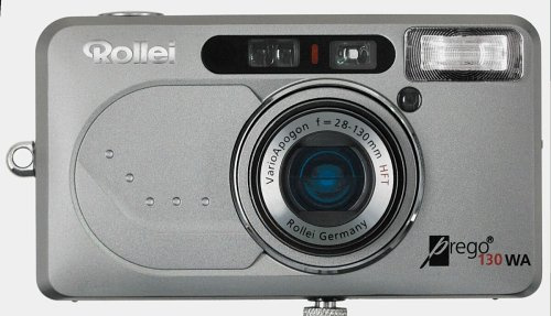 Rollei Prego 130WA Kleinbild-Kompaktkamera mit Aluminiumfrontschale (4,6-Fach Zoom)