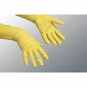 vileda Handschuhe Safegrip 101195 101357, 7 S gelb Naturlatex
