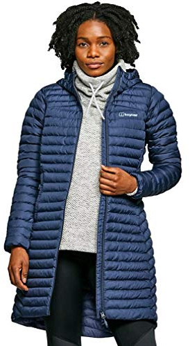 Berghaus Women's Nula Synthetic Insulation Padded Warm Jacket | Durable Design | Water Resistant | Puffer Insulated Jacket, Dusk, 14