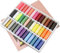 Filo da cucito (39 colori assortiti), filo forte per cucitura a mano della macchina per cucire, set di bobine di filo in poliestere avanzato, forniture per cucire colorate
