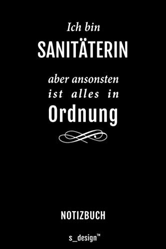 Notizbuch für Sanitäter / Sanitäterin: Originelle Geschenk-Idee [120 Seiten kariertes blanko Papier]