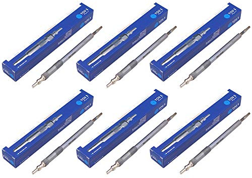 6 x YOU.S Original Glühkerze 7 Volt Länge: 169 mm Gewindemaß: M10 x 1,0 mm - A6421590101