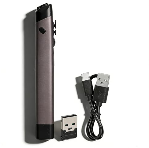 Kabelloser Mausstift 2.4G Bluetooth, Optische Pocket Stiftmaus mit Stylus Funktion für Laptop Tablet Smartphone, 1200 DPI Büro Zubehör