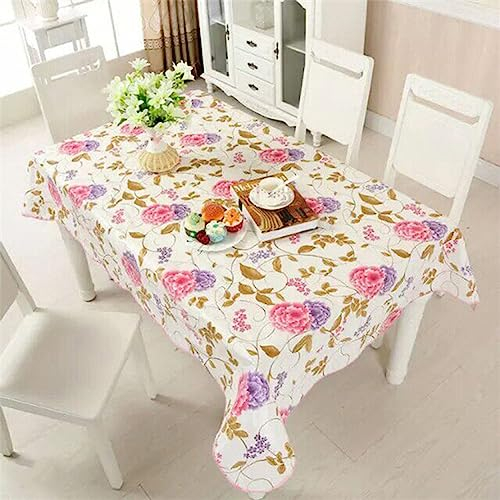 152 x 106 cm Tischdecke, rechteckig, quadratisch, Gartentischdecke, Flecktischdecke, Wachstuch, 09