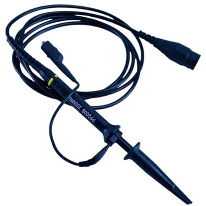 JUUTQA Sonda de osciloscopio Digital X1 X10 Sondas de Prueba de osciloscopio 130 cm de Longitud 80 MHz 150 MHz 200 MHz (Color : PP-200B)