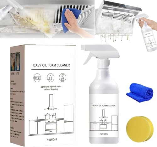 Spray de espuma Splash, limpiador de manchas de aceite pesado de espuma multiusos, tabletas de spray de espuma y limpiador de horno de botella de aerosol, limpiador de espuma en aerosol (3 piezas)