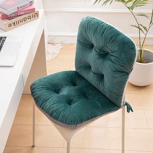 TMTGTS Cuscino per sedia da giardino, 38 x 45 x 42 cm, con schienale alto, per casa, ufficio, auto, da giardino, in cotone, cuscino per sedia a dondolo