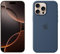 Apple iPhone 16 Pro Max 256 GB - Titan Wüstensand + Silikon Case mit MagSafe – Denim
