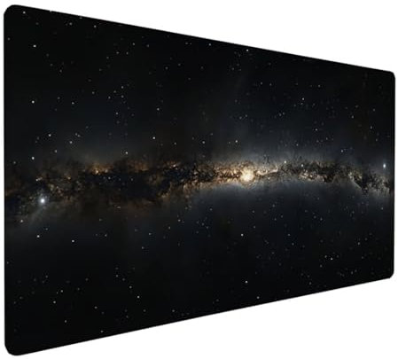 Schwarz Schreibtischunterlage Abstrakt Mousepad Groß 1000x500x3 mm XXL Mauspad mit Wasserdicht rutschfest Gummibasis, für PC MacBook und Laptop Mousepad Gaming Zubehör für Büro Deko Aesthetic Z-114