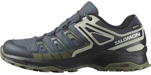 Salomon uomo Extregra GORE-TEX, scarpe da trekking versatili e comode, ideali per escursioni nelle avventure all’aperto, Notte Blu, 44