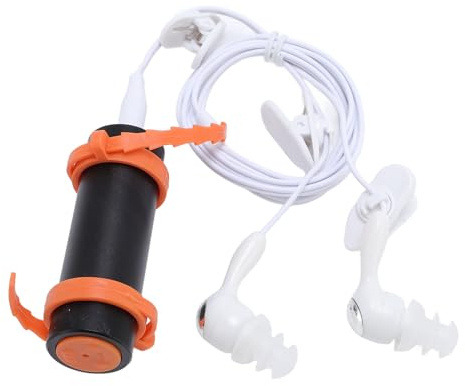Schwimmender MP3-Player, 8GB Schwimm-Musik-Player MP3-Player mit Aluminiumgehäuse und Wasserdichten Kopfhörern Tragbarer Unterwasser-Musikplayer zum Schwimmen, Tauchen, Surfen