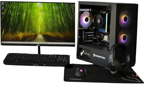 PC Gaming Completo • TrendingPC • Ryzen 5 5600GT Pro 6X 4,60Ghz • 32Gb RAM DDR4 RGB • 1tb m.2 SSD • AMD Radeon Vega 7 Graphics • Windows 11 • WiFi • Monitor 24 100hz • Teclado, Auriculares y ratón