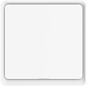 Intelligenter Schalter, Tuya Smart ZigBee 3.0 Wireless 12 Szenen Wandschalter Button Controller Adhesive Smart Automation(1 Gang White,1 piece)
