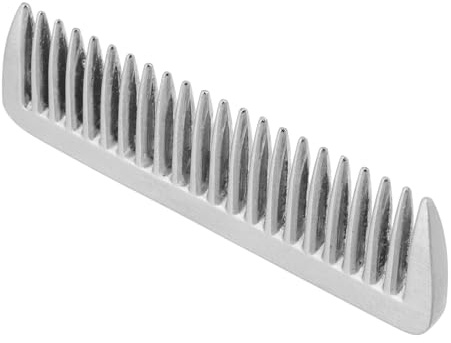 HAPINARY Peine De Caballo Peine De Aseo Peine Fino Para La Caspa Del Cabello Peine De Doble Cara Peine De Crin De Caballo Peine De Ojos De Perro Peine Dematting Peine De Gato Plata Aluminio