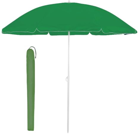 Marvin Ombrellone da Spiaggia FLEXY 200 cm – Inclinabile, con Borsa Portatile, Palo in Alluminio, Stecche in Vetroresina, Telo Poliestere Anti UV – Per Mare, Giardino, Campeggio