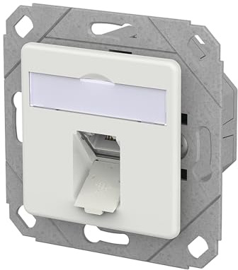 METZ CONNECT E-DAT C6A LSA++ Dose, 1 Port, UPk, verkehrsweiß