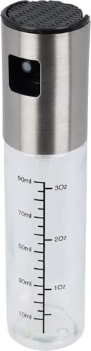 Oil Dispenser Glass 100 ml Spray Bottle for Oil Cooking Baking Grilling | Refillable Olive Oil Sprayer for Salad Air Fryer Kitchen Use
