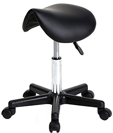 Alightup Tabouret Ergonomique à roulettes, Tabouret de Massage Pivotant 360°, Hauteur Réglable 51-65 cm, pour Salons de Massage, Bureaux et Cliniques