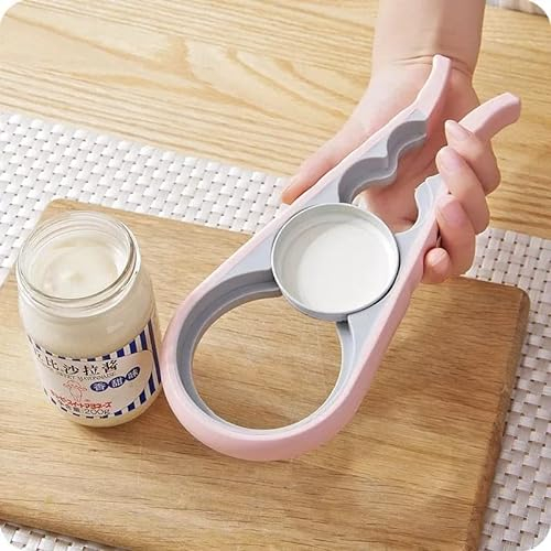 Abridor de botellas 4 en 1 universal para todos los frascos de botellas, etc. abridor de botellas