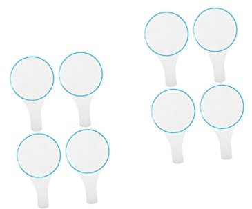 NUOBESTY 8stücke Handheld Whiteboard Mini-tafeln Abwischbare Antwortpaddel Für Abstimmungen Punktetafeln Und Bewertungen Einseitig Für Gruppenaktivitäten Und Wettbewerbe