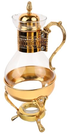 Alipis Set Da Teiera Vintage Mediorientale - Riscaldabile E Tazze - Perfetto Per Il Pomeriggio