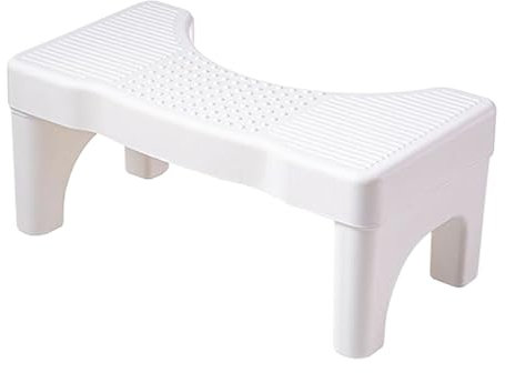 Toilettenhocker Für Eine Bessere Darmentleerung - Ergonomische Hocker Für Bessere Darmentleerung - Antirutsch-Fußbank Mit Tragegriff, Kinder & Senioren, Ergonomische Sitzhaltung
