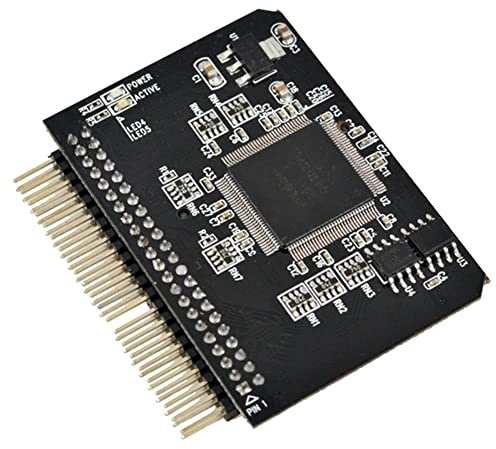 Cpolebev Adaptador de Tarjeta SD una IDE de 2,5 Pulgadas, Convertidor de Tarjeta de Memoria SDHC/SDXC una HDD de Computadora PortáTil Tarjeta Elevadora HDD de Puerto Macho de 44