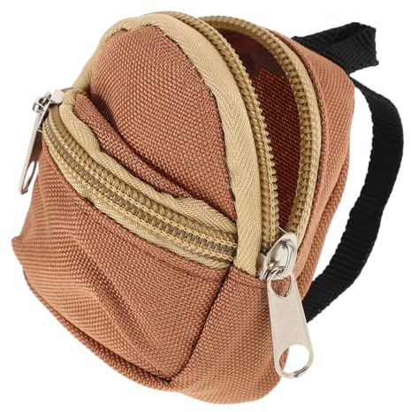 ORFOFE Mini Paquet à Dos en Toile pour Poupées, Léger et Coloré, Accessoires de Jeu D'imitation pour L'école Voyages des Garçon et Filles